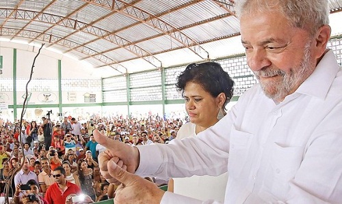 Lula em Valente, sertão da Bahia