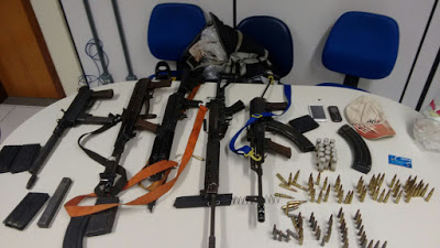 Armas apreendidas