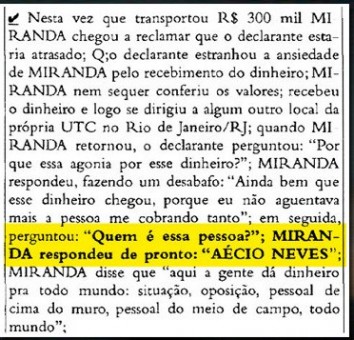 Provas já foram levantadas