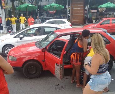 A esposa de Lucivaldo após os disparos