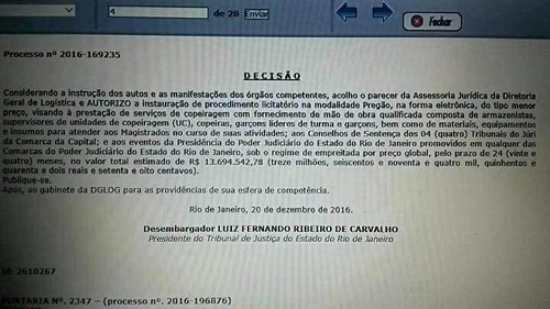 A farra está encomendada